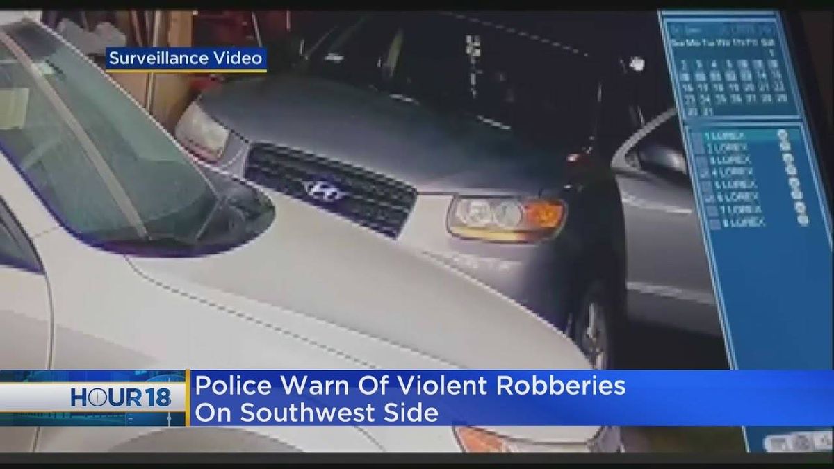 Police issue community alert about string of armed robberies happening across Chicago