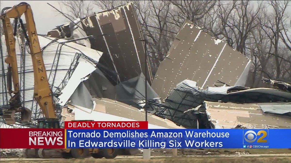 Six confirmed dead in Amazon facility collapse in Edwardsville