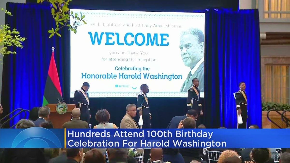 Celebration of Harold Washington's legacy marks his historic election