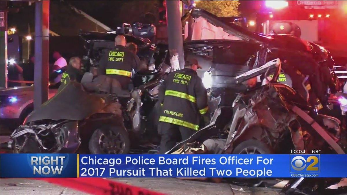 Chicago Police Board votes to fire officer for 2017 chase that resulted in fatal crash that killed 2
