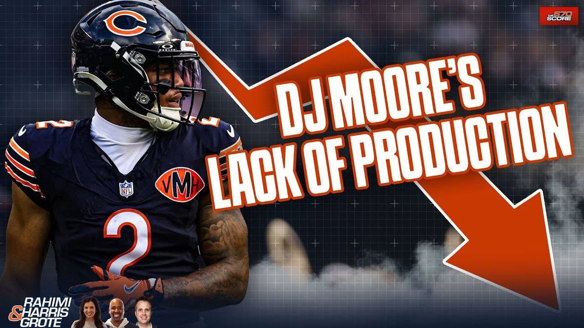 Rahimi, Harris & Grote: Who's to blame for Bears receiver DJ Moore's decline in production?