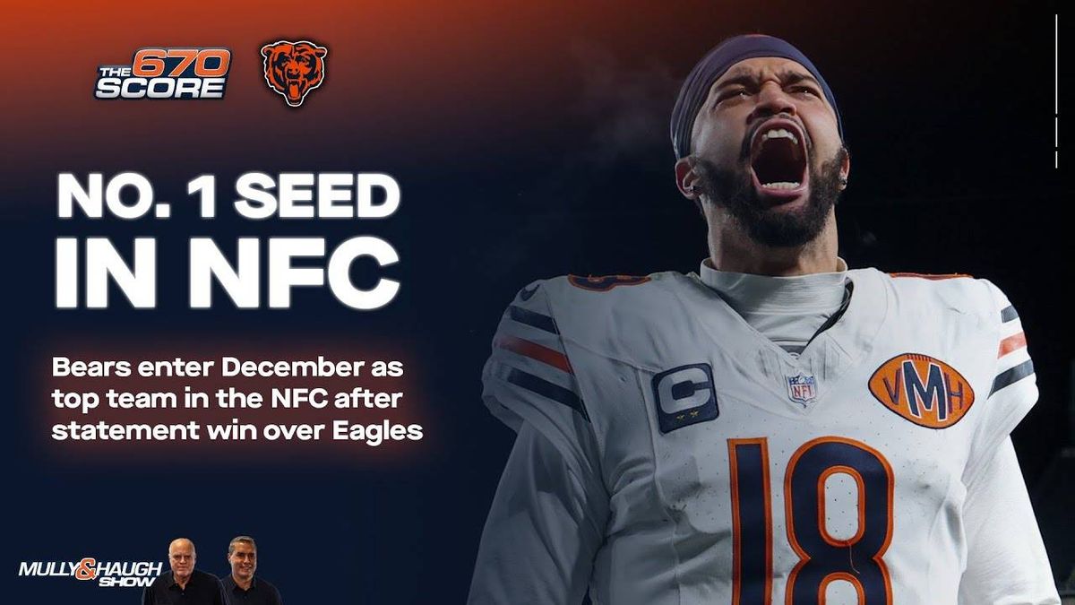 Mully & Haugh: Bears enter December as No. 1 seed in the NFC after a statement win over Eagles