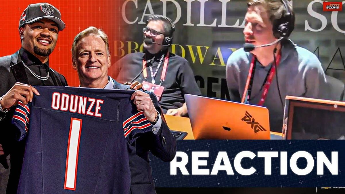 Bears select Washington receiver Rome Odunze with No. 9 overall pick in 2024 NFL Draft