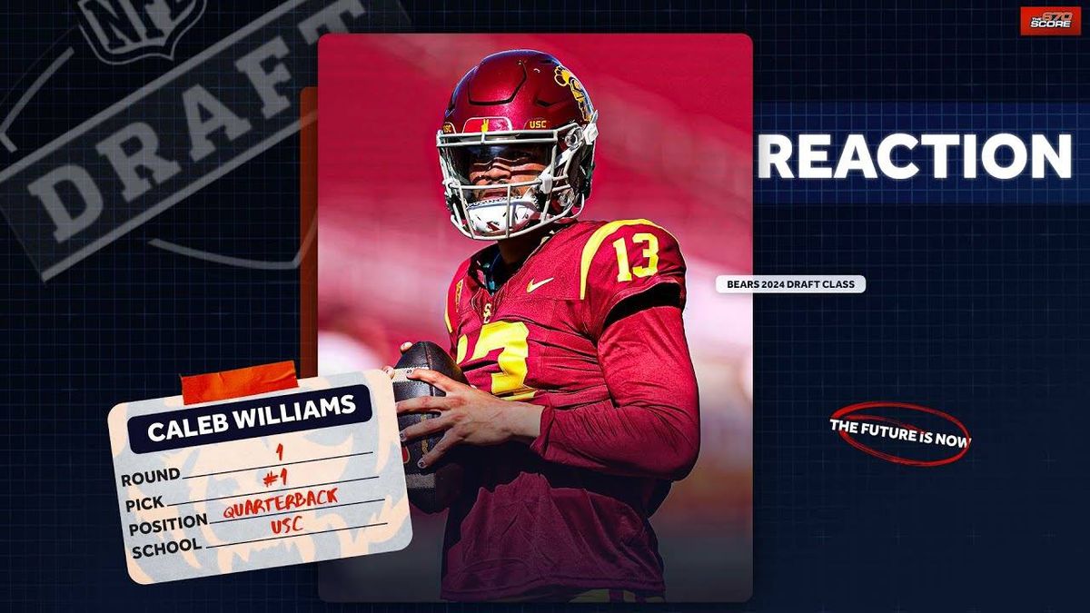 Bears select USC quarterback Caleb Williams with No. 1 overall pick in 2024 NFL Draft