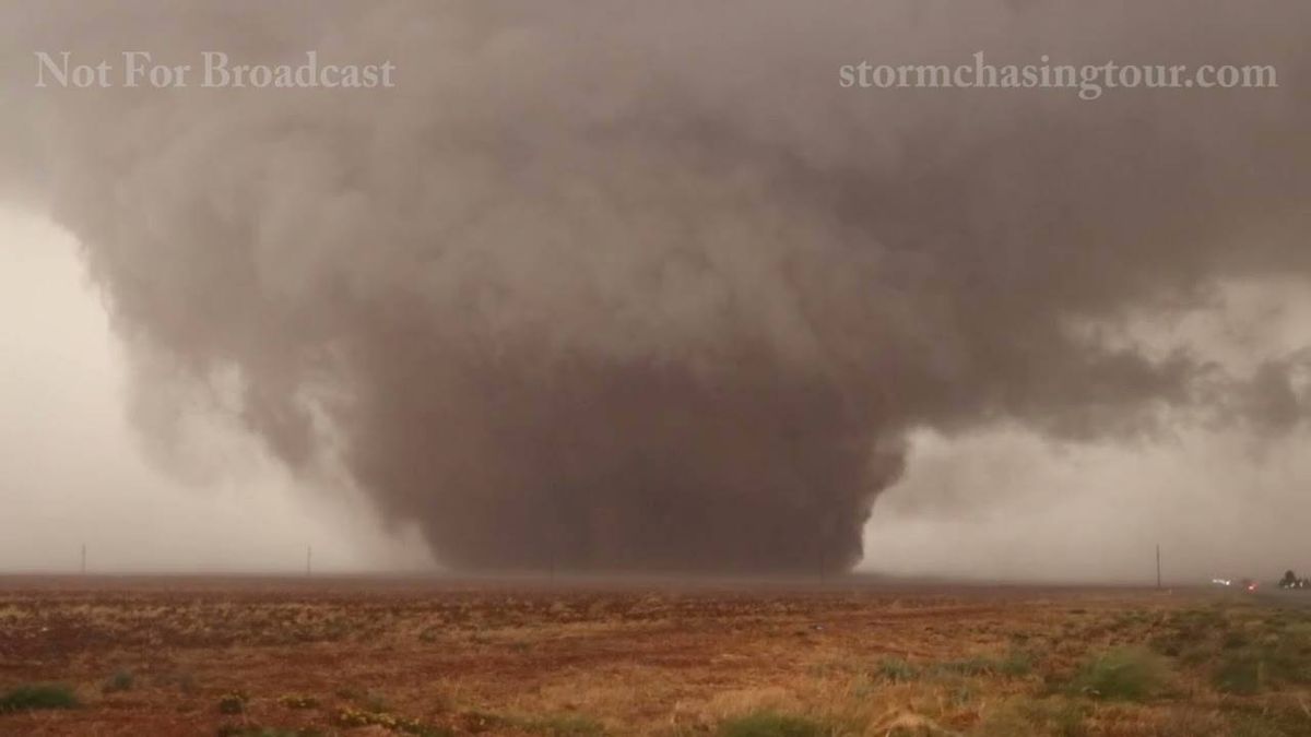 Massive tornado touches down in west Texas