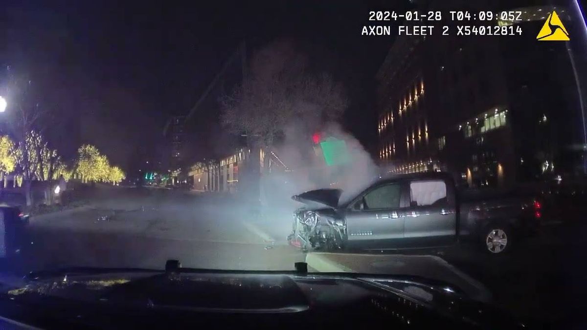 VIDEO: Fort Worth police release dash cam footage of chase with DWI suspect who ran down two pedestrians