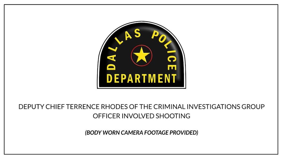 Dallas Police release bodycam for officer-involved shooting that left suspect critically injured
