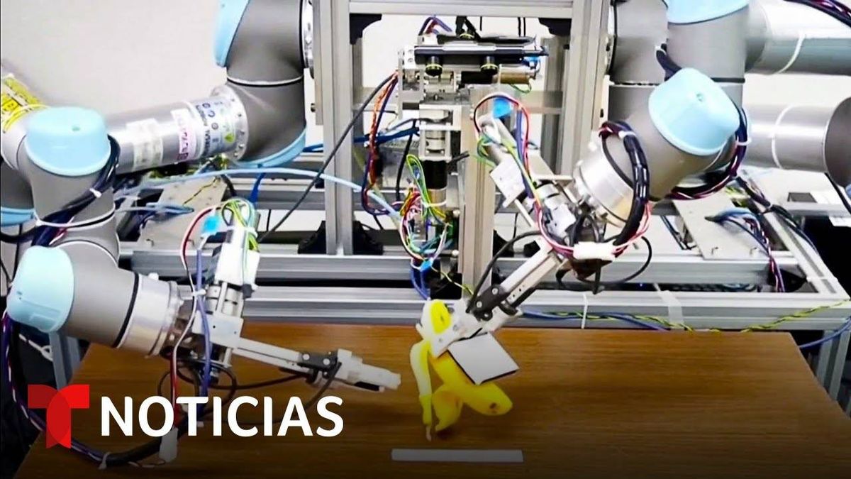 Este Es El Robot "Pela Platanos" Y No Es Albur!