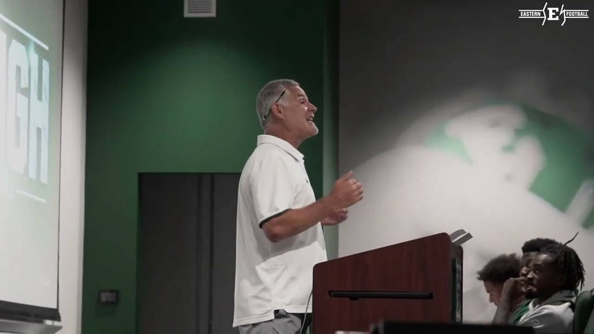 'Coach, that guy has earned it': EMU football captain surrenders scholarship to teammate facing financial struggles [VIDEO]