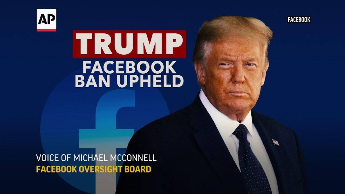 LISTEN: Facebook Oversight Board upholds Trump's suspension
