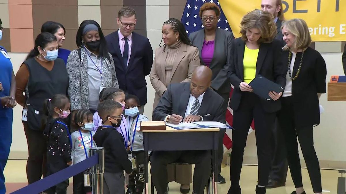 Adams signs 7 bills to 'reaffirm' promises to NYC families: 'You are not alone'