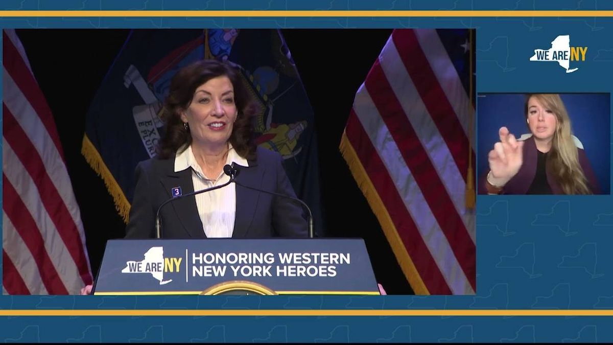 First responders honored as Hochul, political leaders vow to learn from deadly Buffalo blizzard