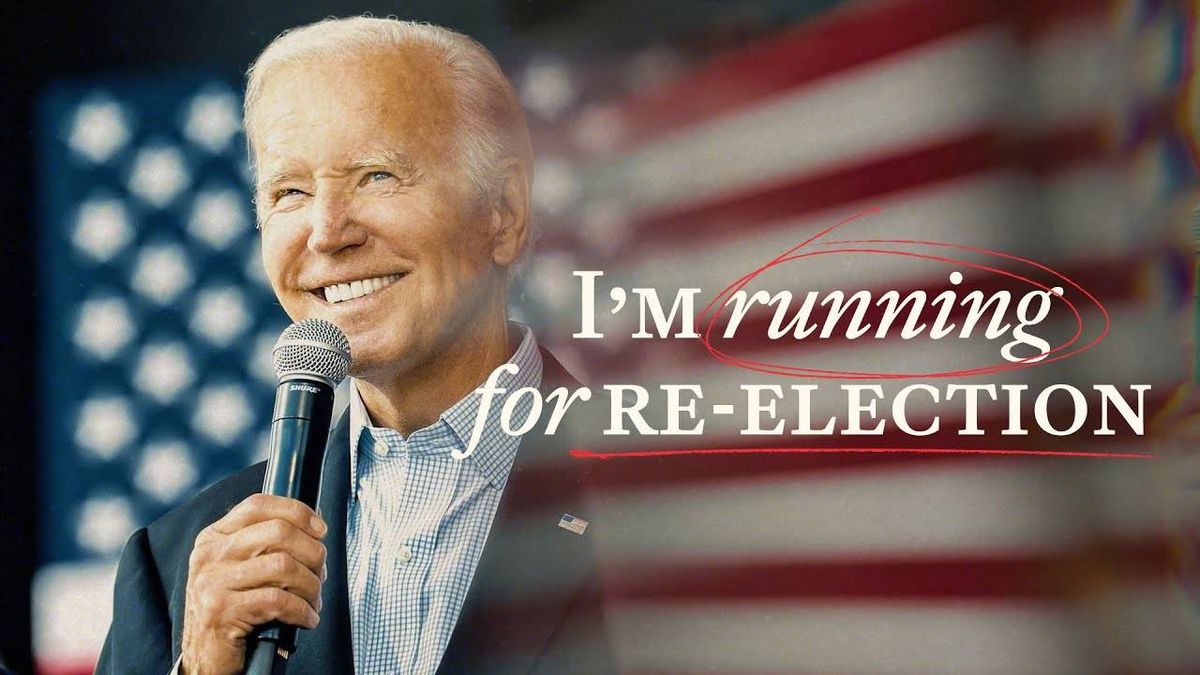 WATCH: Biden launches 2024 bid, betting record will top age worries