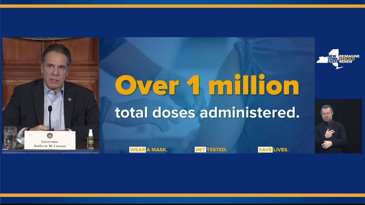 Cuomo warns 2 new COVID strains could overwhelm NY, asks Pfizer to sell vaccine directly to state