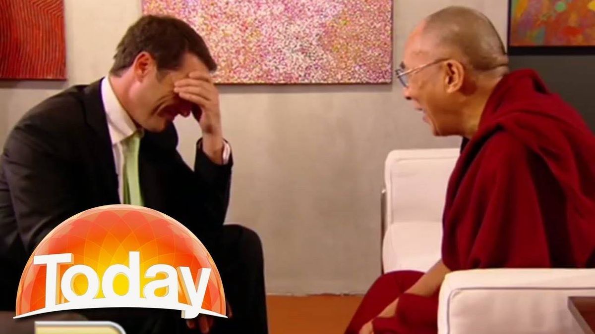 WATCH: Reporter Tells Dad Joke About the Dalai Lama to the Dalai Lama and……..Wow…..