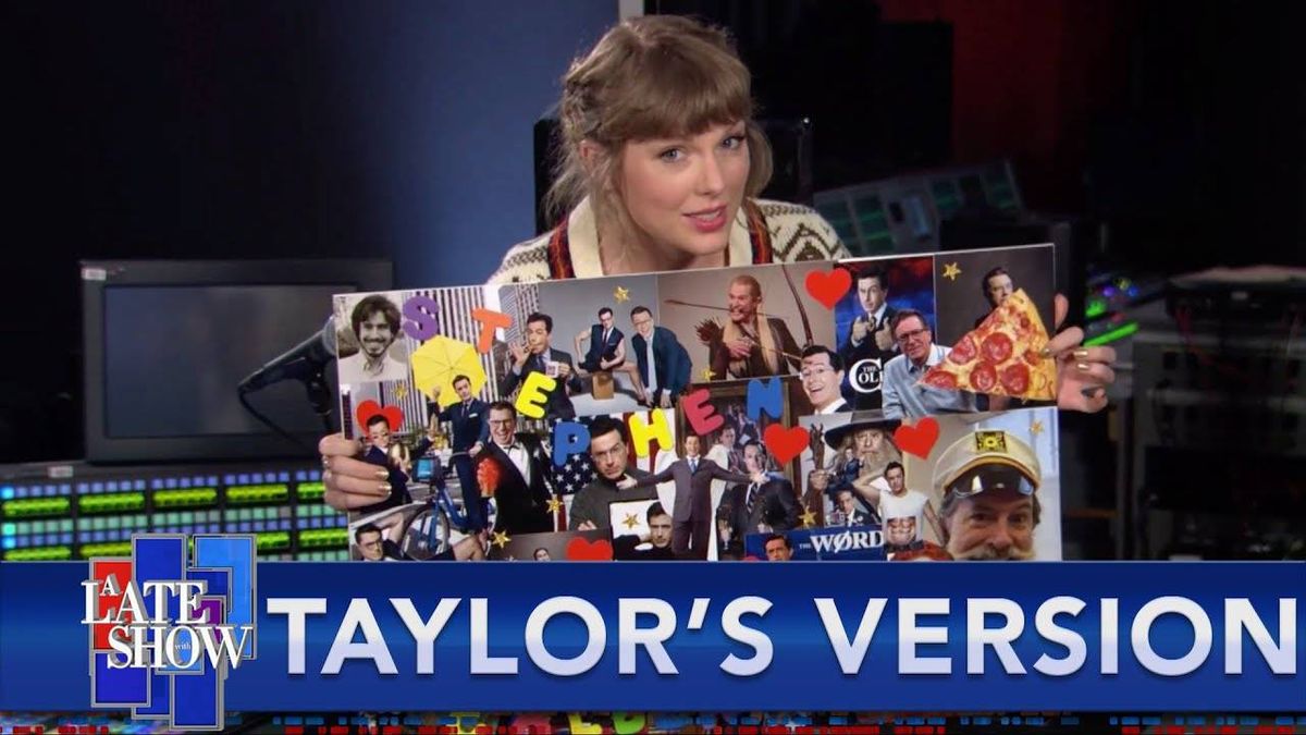 WATCH: Taylor Swift Shows Off Her Funny Side on this Colbert Skit
