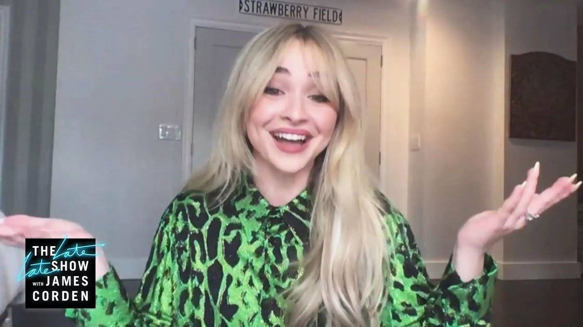 James Corden Questions Sabrina Carpenter About "Controversy" Behind 'Skin'