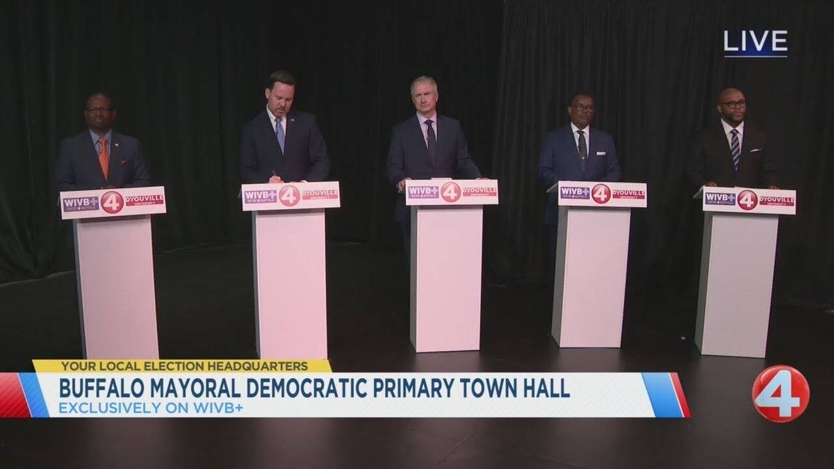 First Democratic mayoral candidate debate airs live from D'Youville, hosted by WIVB