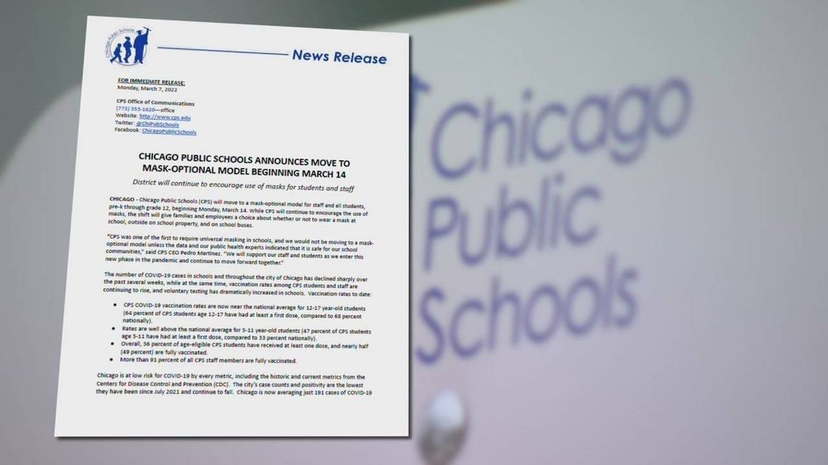 Chicago Teachers Union files unfair labor practice charge after CPS announces end to mask mandate