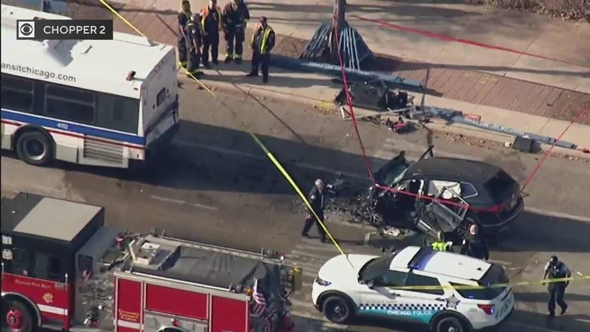 UPDATE: Driver killed, 3 others hurt after SUV collides with CTA bus, CPD says