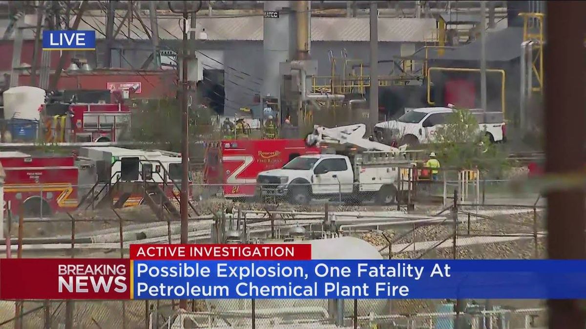 Person killed, another injured in Lemont oil plant explosion: Sheriff