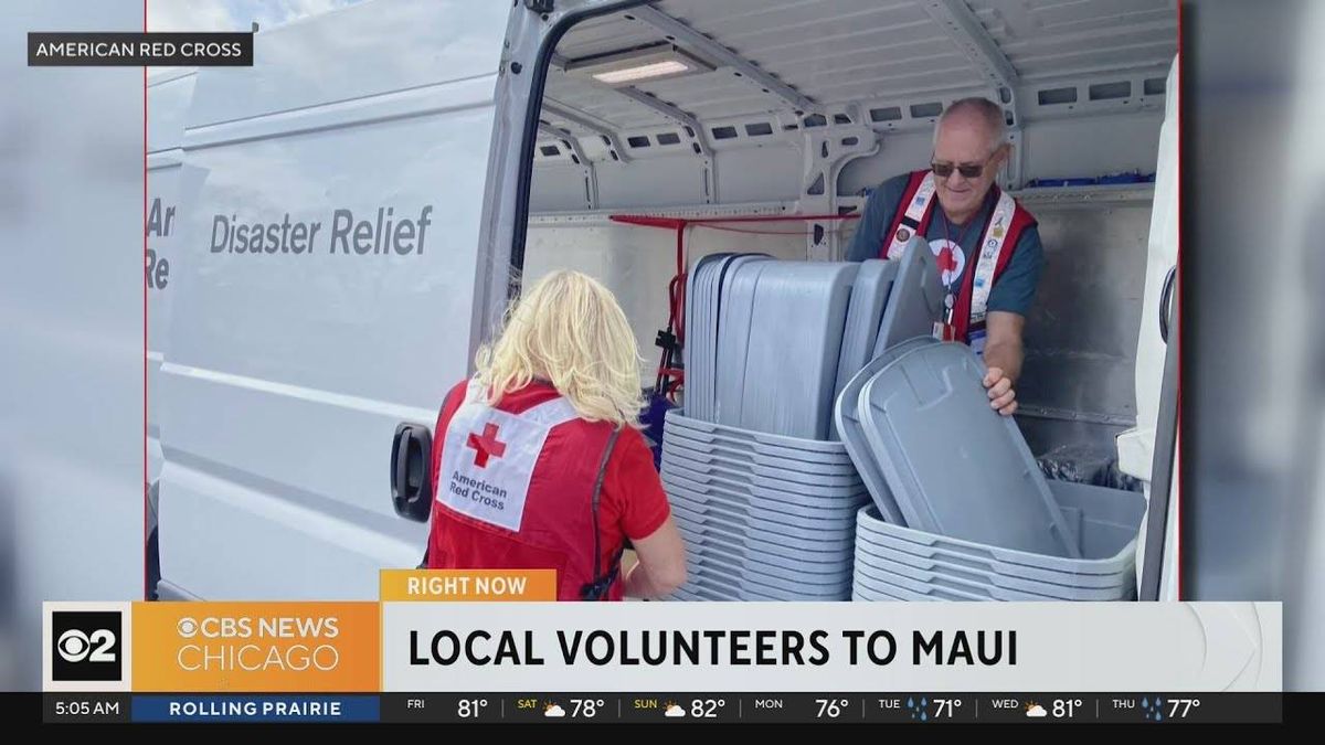 Frankfort man compelled to travel to Maui with the Red Cross and offer assistance