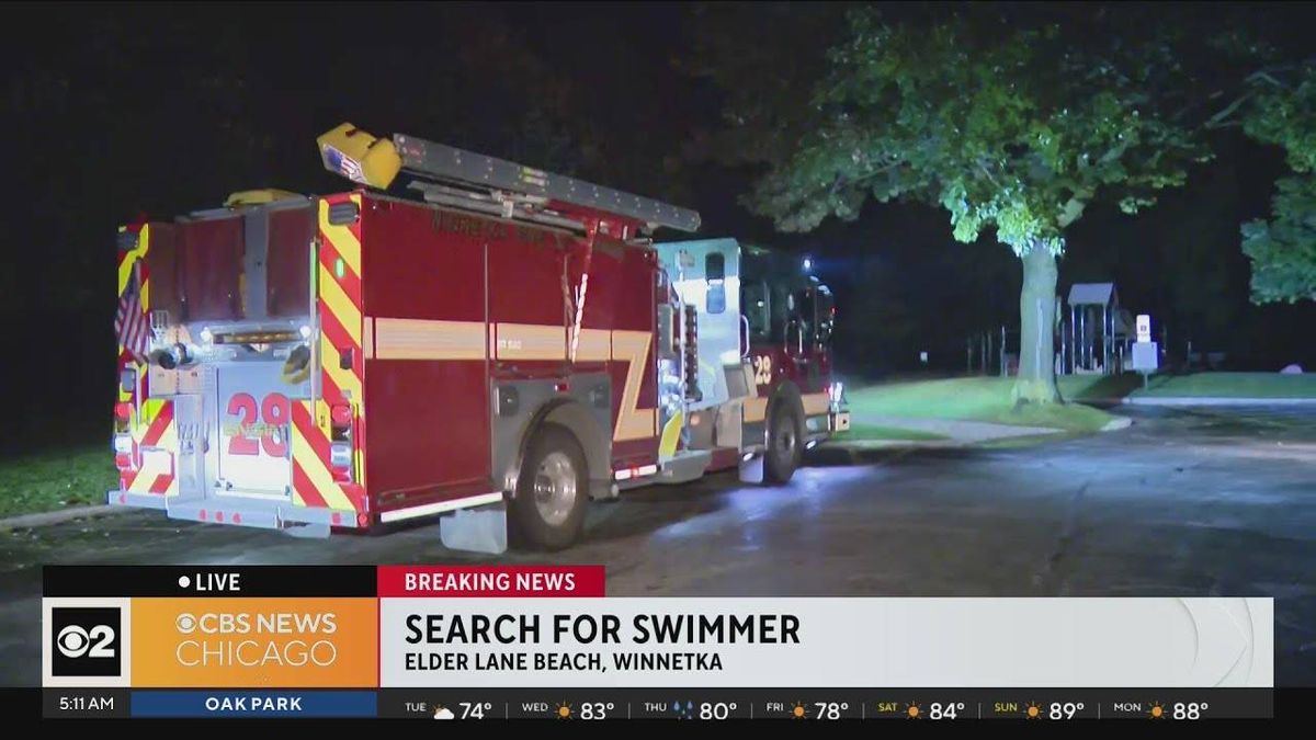 Crews searching in Lake Michigan for missing Winnetka swimmer