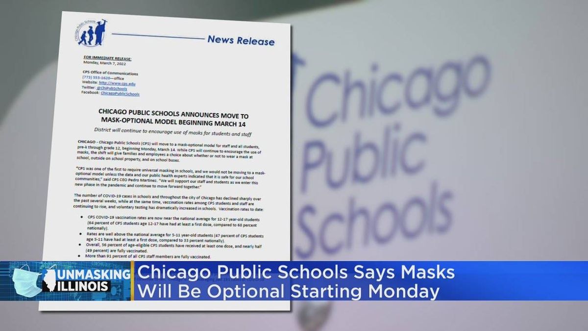 Parents criticize Chicago Public Schools' decision to lift mask mandate