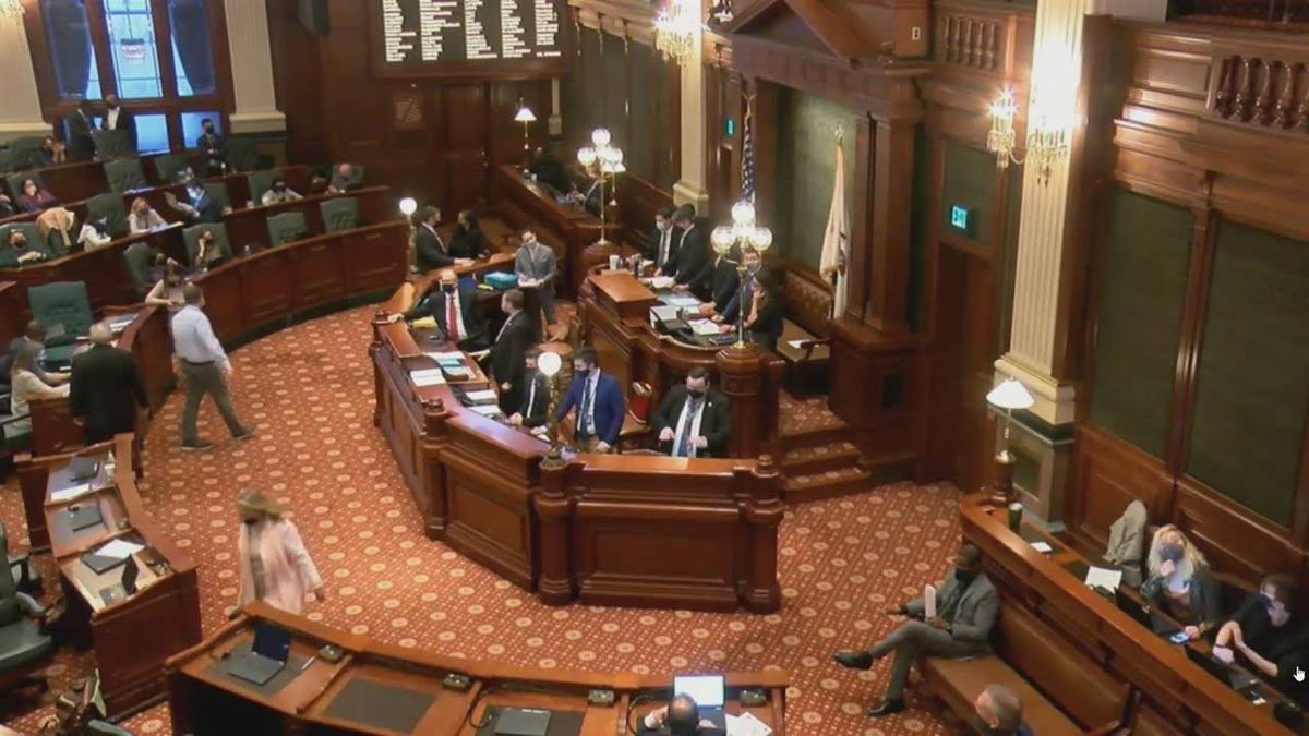 Mask melee in Illinois House sparks profanity, protests, penalties — and an apology