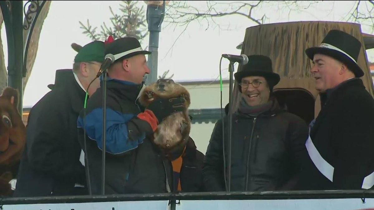 Did he see his shadow? Local groundhog, Woodstock Willie, offers his annual weather prediction