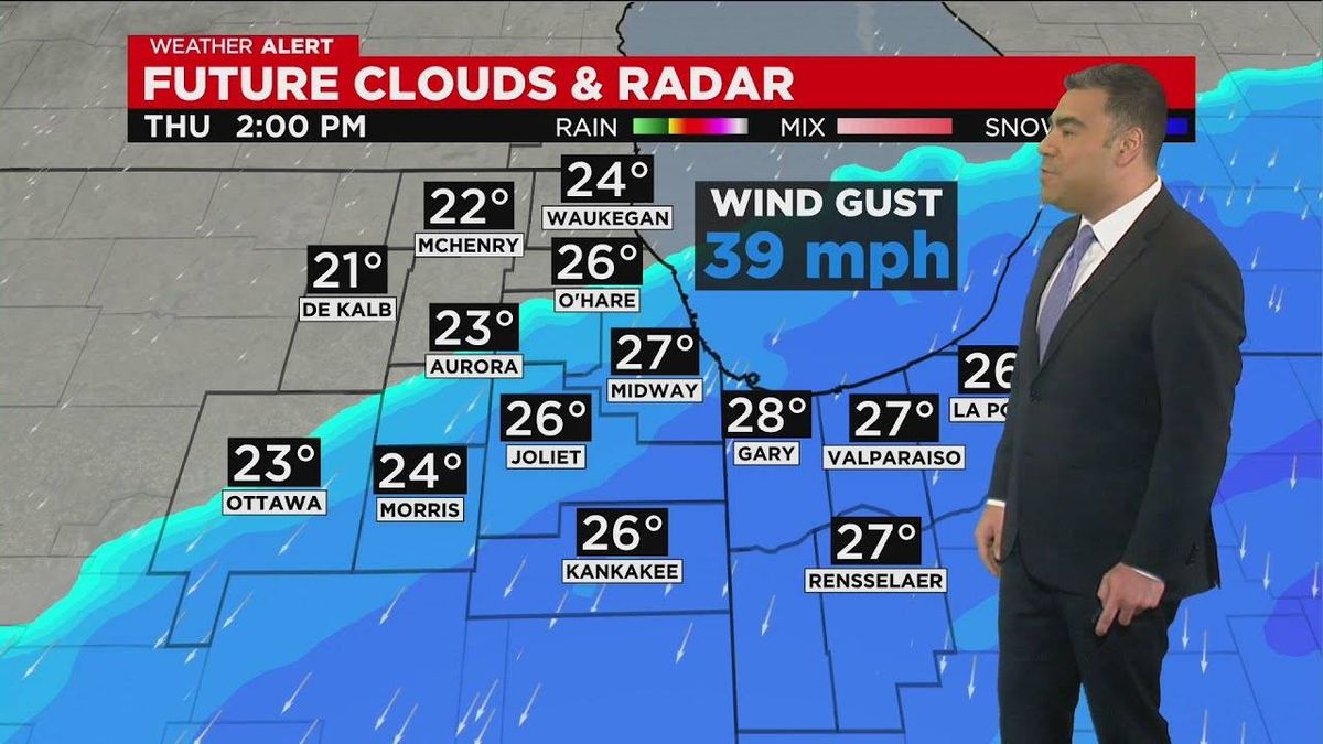 After a day in the 50s, Chicago area expected to be hit with winter storm of sleet, freezing rain and up to 7 inches of snow