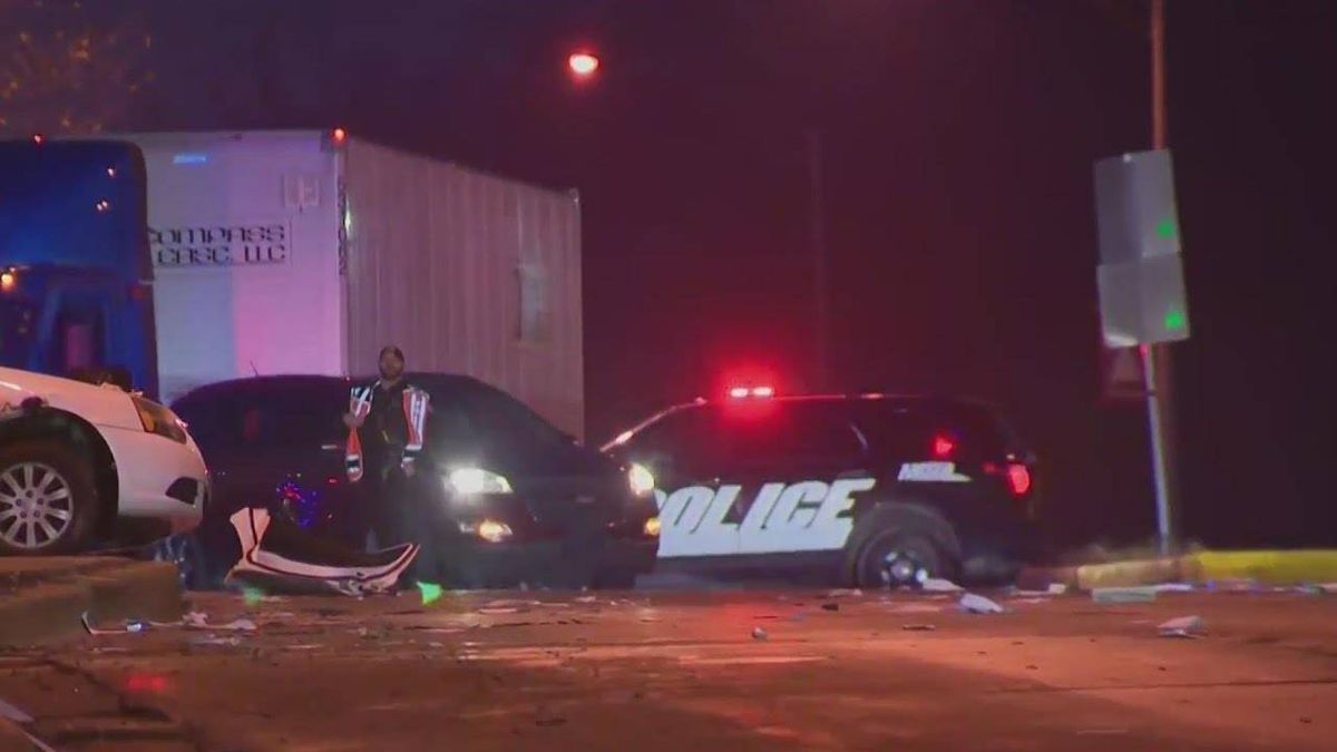 Driver hurt after Rock Island Metra train collides with car