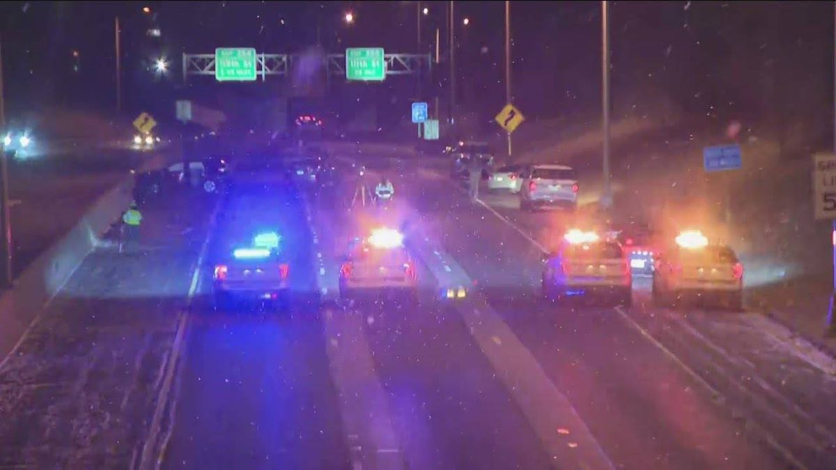 Woman hit by car on I-57 following multi-vehicle crash