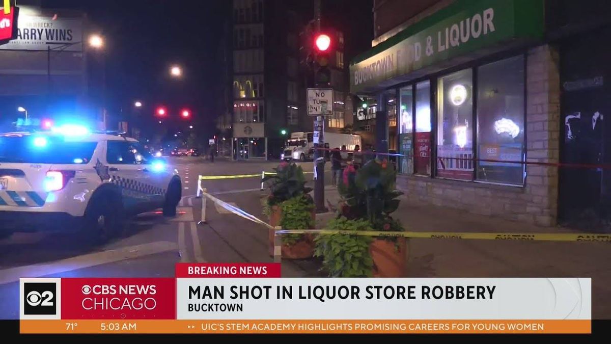 Man critically wounded in shooting, robbery at Bucktown liquor store