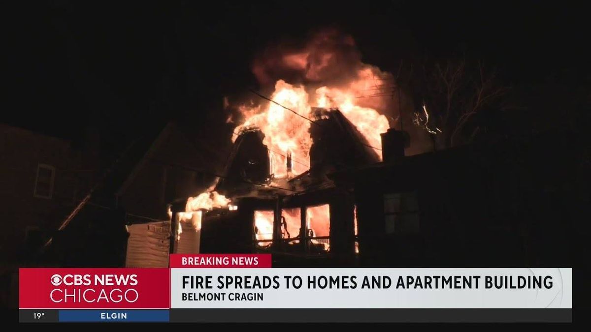 Intense fire spreads to 3 buildings on NW Side