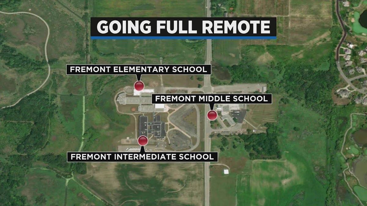 Anti-mask protests force Fremont School District 79 to go full remote until further notice