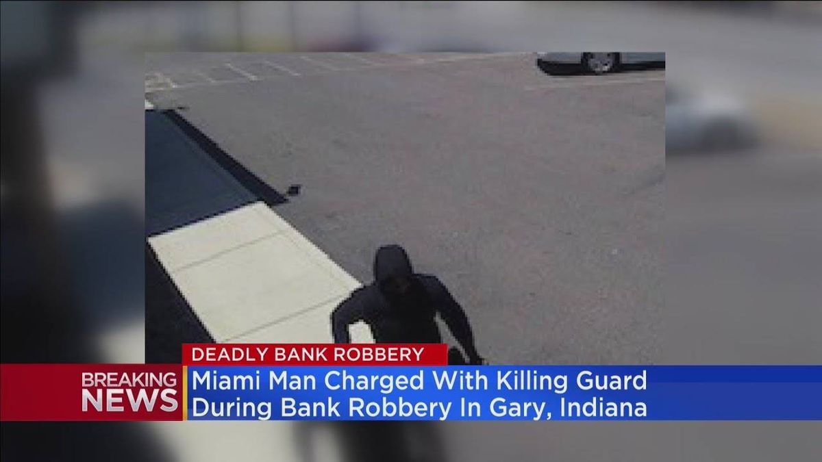 Man charged in fatal shooting of bank security guard in Gary; police searching for second suspect