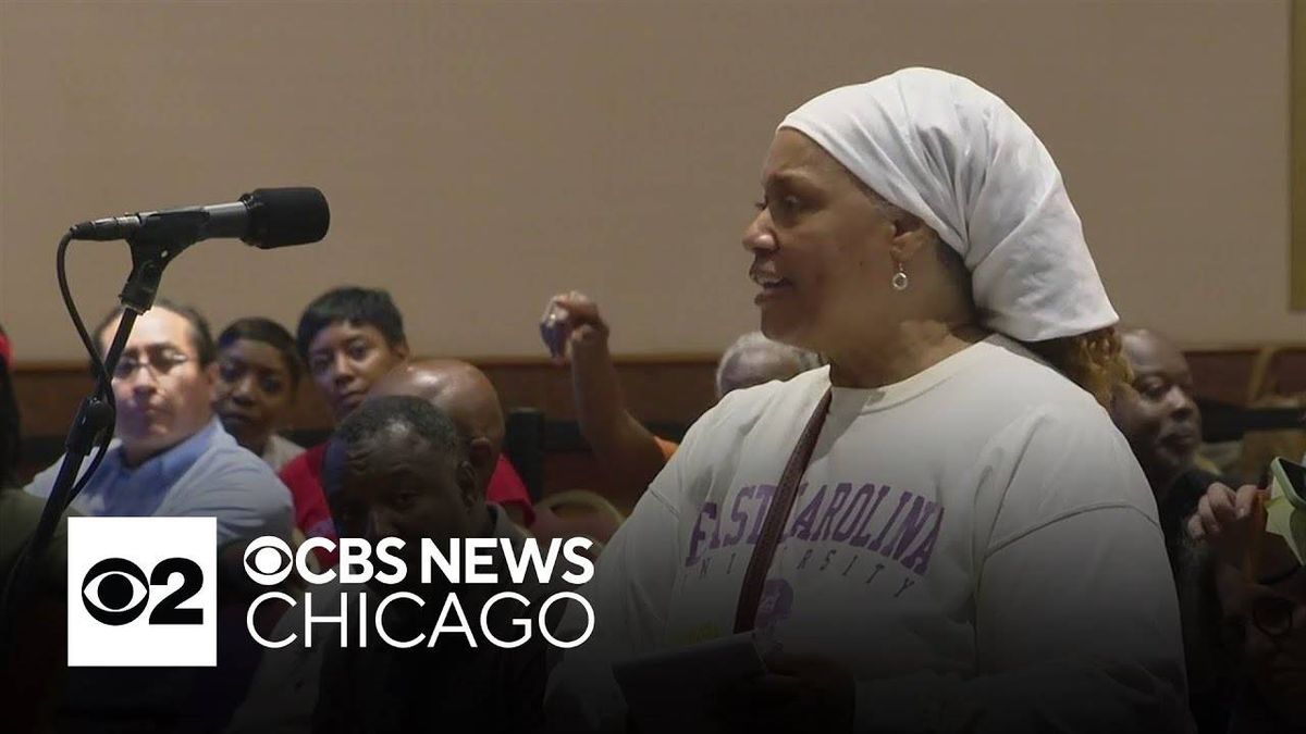 Tension high at community meeting as South Side residents claim migrants behaving unlawfully