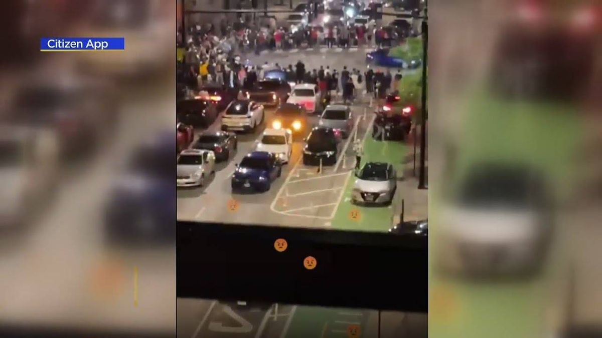 Teen charged for throwing firework at CPD officer after drag race breaks out on West Loop street: police