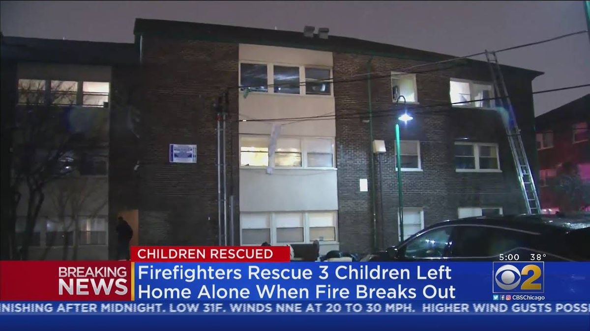 3 children left home alone seriously hurt in apartment fire in Washington Park