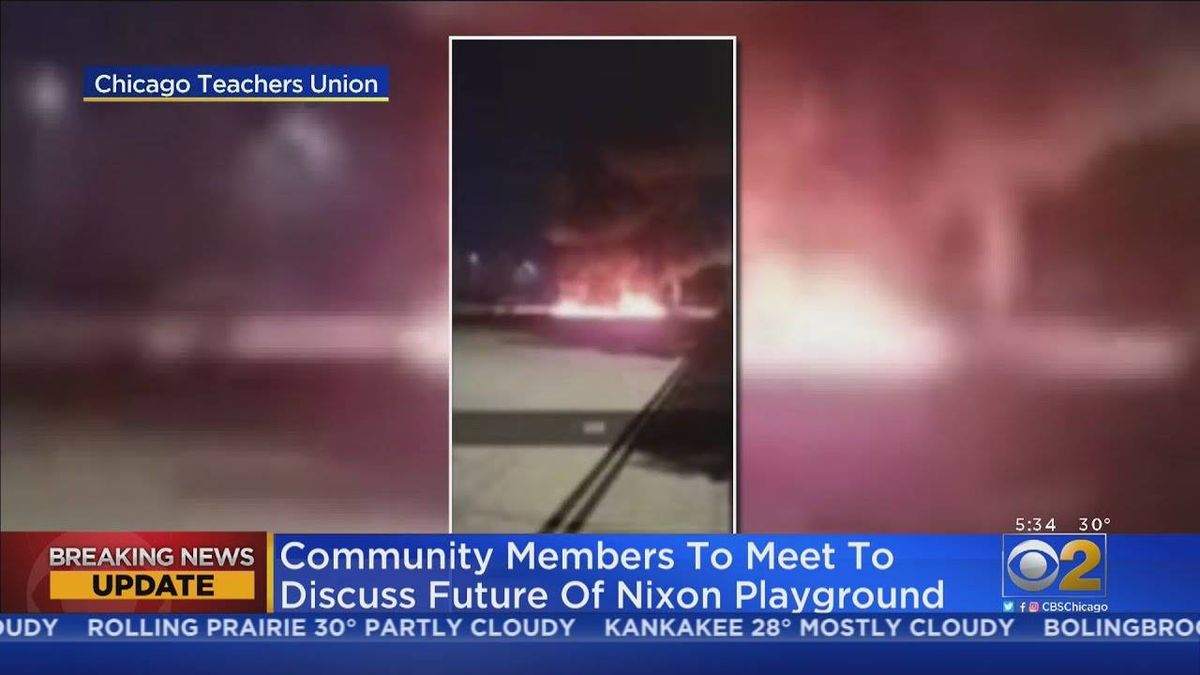 Nixon School parents seeking ways to rebuild playground destroyed in apparent arson