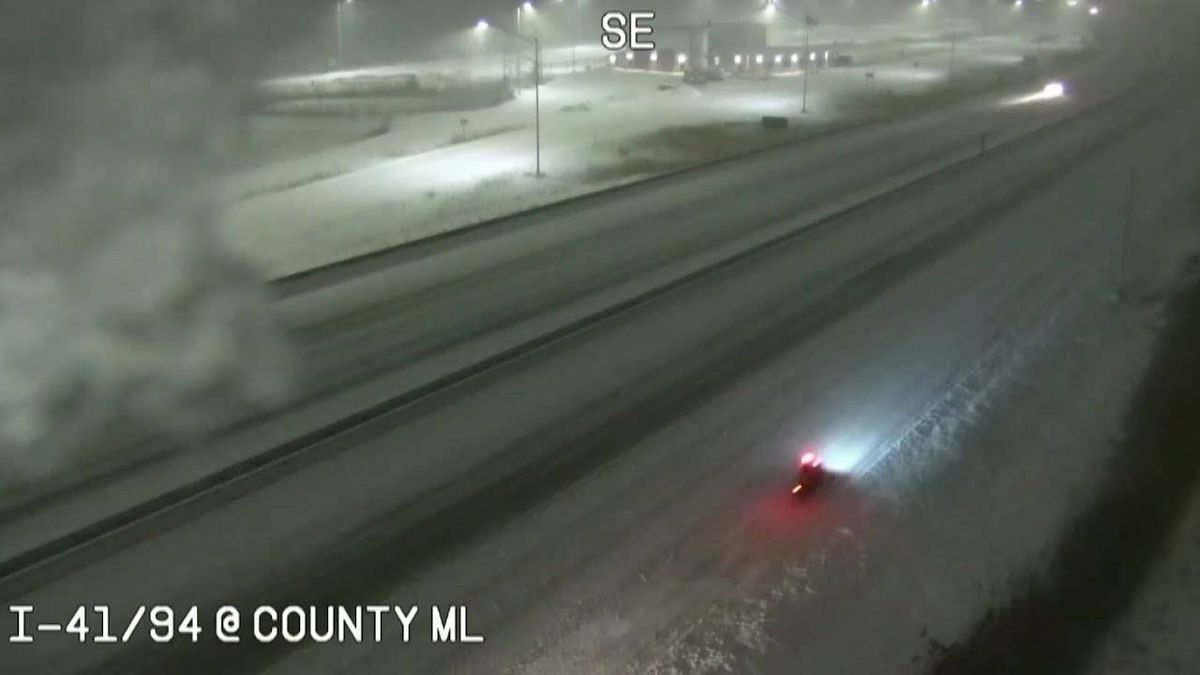 Wisconsin State Police seek to identify snowmobilers driving on interstate during snowstorm