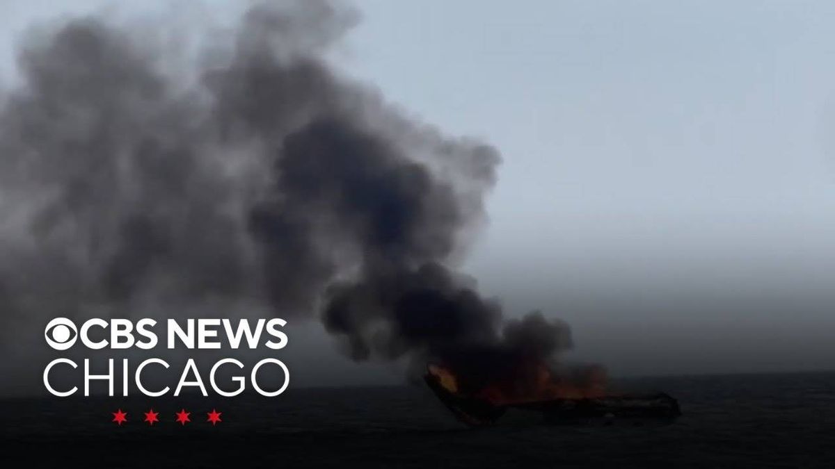 Pair rescued from burning boat on Lake Michigan in far northern suburbs