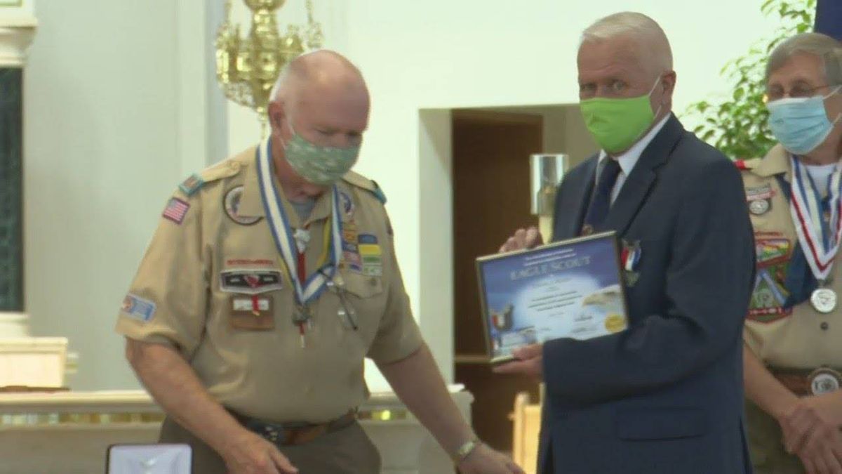 80-Year-Old Man, Who Was Once A Boy Scout, Receives Eagle Scout Rank 62 Years Later