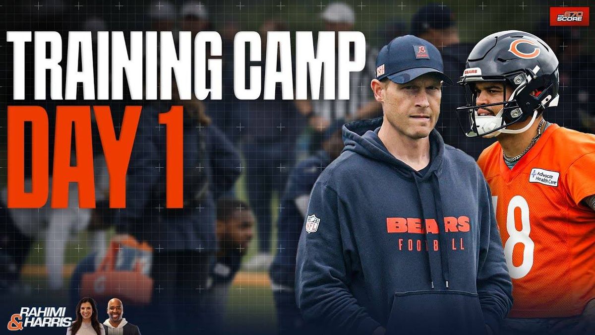 Rahimi & Harris: Mark Grote shares takeaways from first practice of Bears training camp
