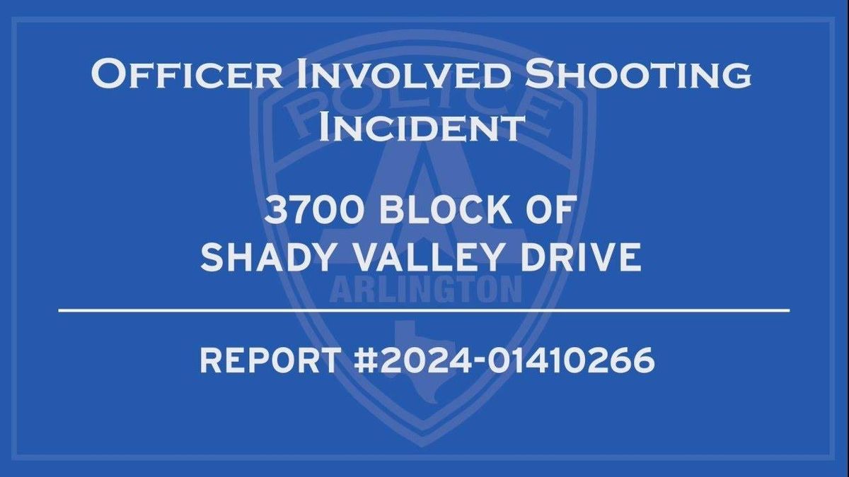 Arlington Police release video of officer-involved shooting