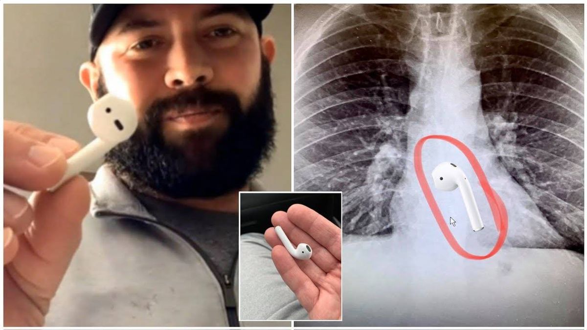Se Traga AirPod Mientras Dormia