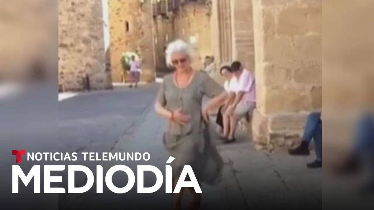 Abuelita En España Se Viraliza Por Sus Pasos De Baile
