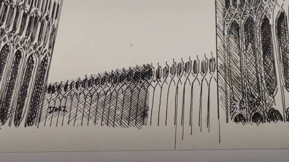 Mark Cuban buys, donates iconic drawings of World Trade Center twin towers