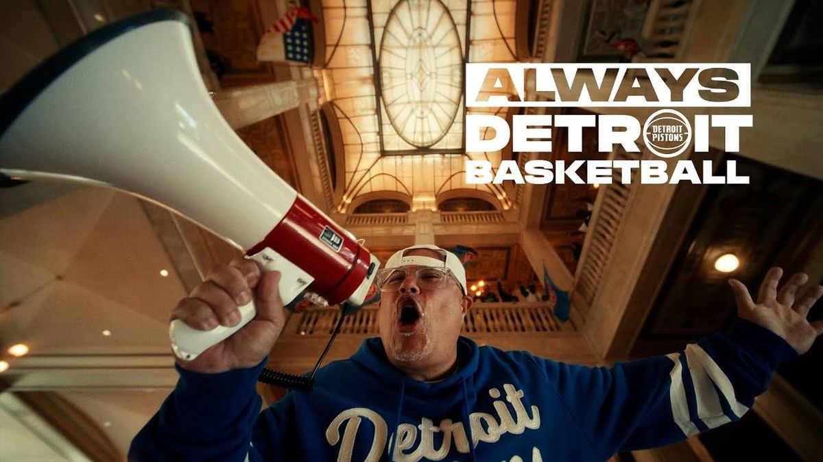 Detroit Pistons debut 2023-24 "Always Detroit Basketball" brand campaign